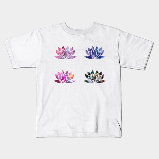 Lotus Kids T-Shirt by Sloth Station